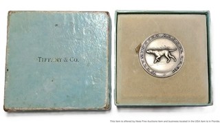 Genuine Tiffany Co Sterling Silver Medal Best of Breed Westminster Kennel Club
