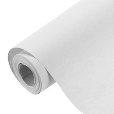 Kraft Wrapping Paper, 17.3"x 393"(32.8') Decorative Paper, White 356GSM