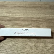 Iconic London Radiant Concealer & Brightening Duo Warm Tan Corrector New R3