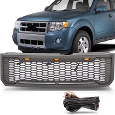 For Ford Escape 2008 2009 2010 2011 2012 Front Grille Raptor Style Matte Black