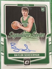 2024-25 Donruss Optic #SS-BAY Baylor Scheierman Auto Celtics