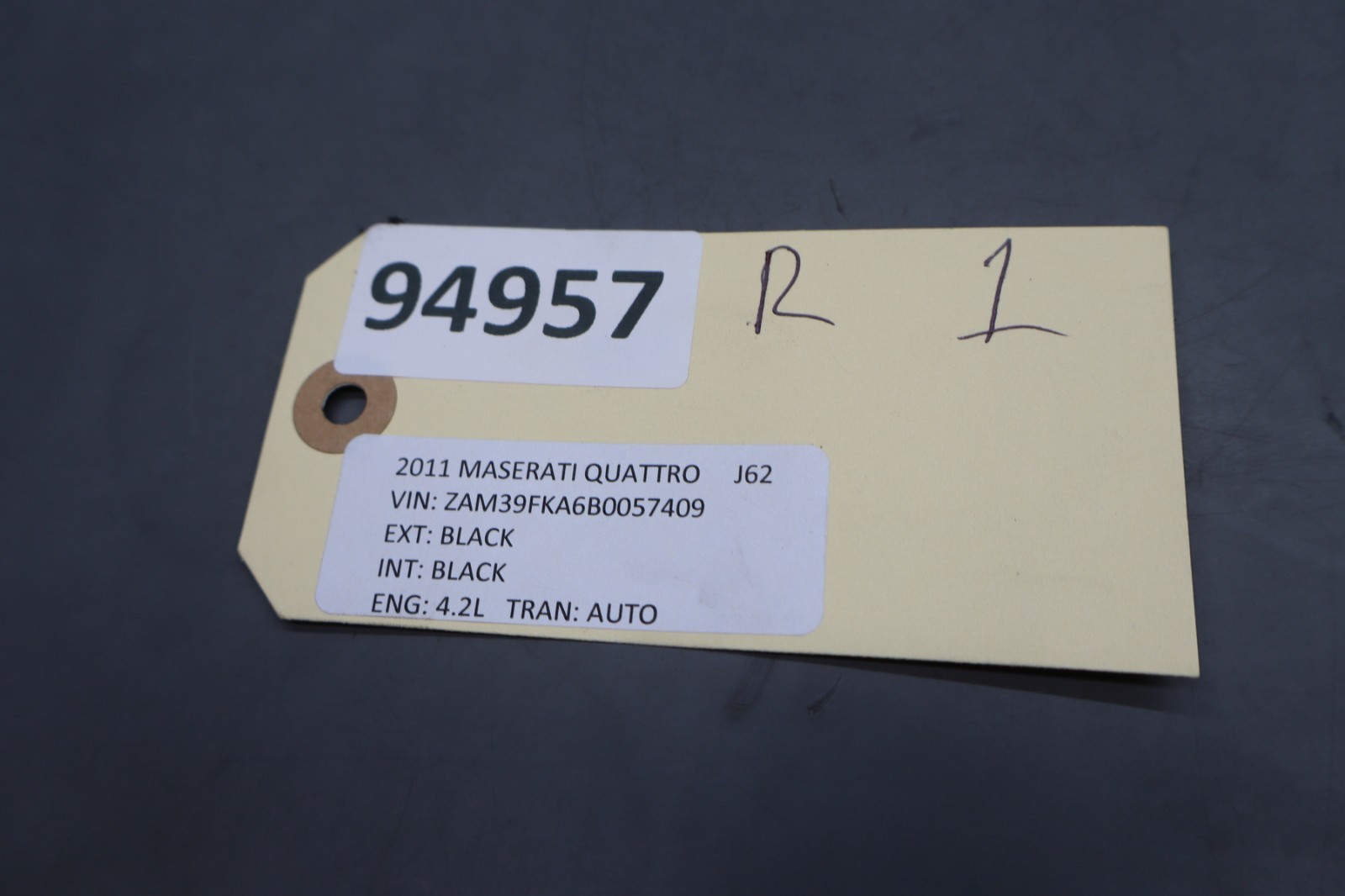03-13 Maserati Quattroporte M139 Front Steering Wheel Assembly Oem