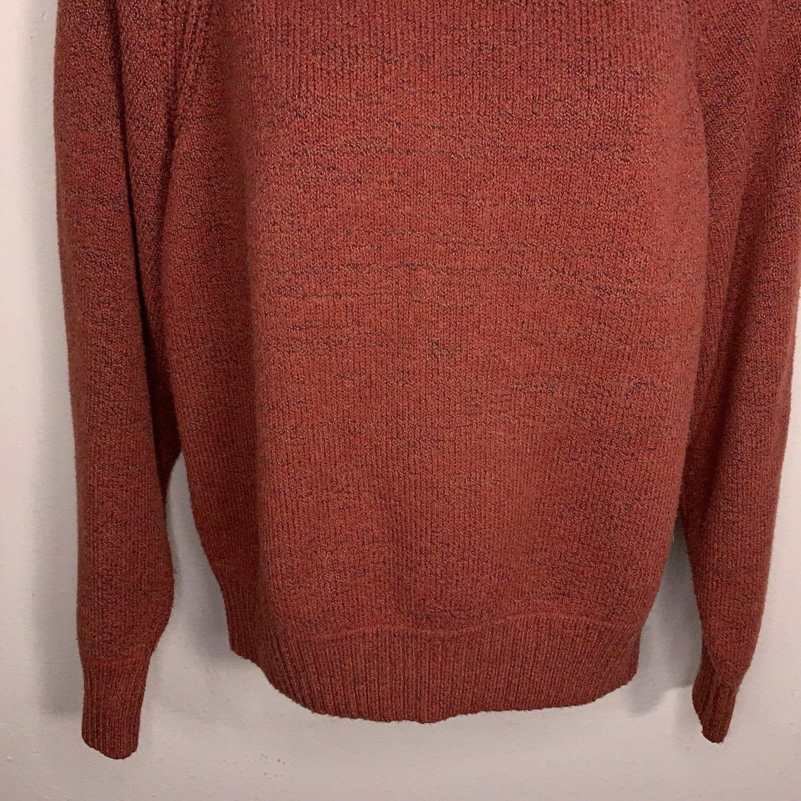 Small Universal Thread Brick Orange Red Sweater C… - image 11
