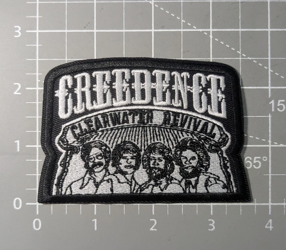 CCR Fan Patch Creedence Clearwater Revival Music Embroidered Iron On 2.5x3.75" - Image 2 of 3