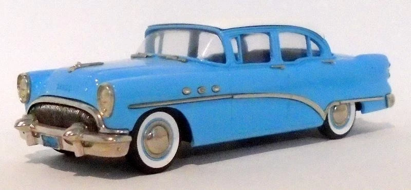 Brooklin масштаб 1/43 BRK180 - 1954 Buick специальный седан Arctic белый/Малибу синий - Изображение 4 из 4