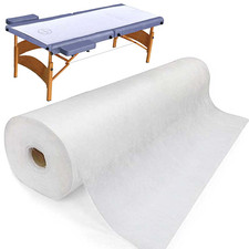 Disposable Non Woven Bed Sheet Roll 30 Gsm Precut Hole Massage Table Paper Roll