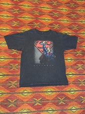 Vintage Y2K SUPERMAN T-SHIRT GREAT FADE FITS LARGE 