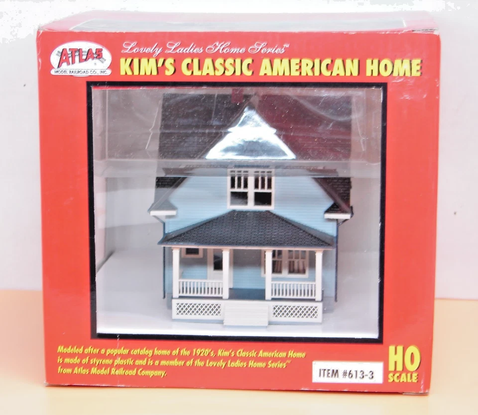 Atlas Kim's Classic American Home Item #613 escala HO nuevo stock antiguo como nuevo en caja Foto 2 de 4