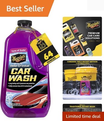 Deep Crystal Car Wash - Car Wash Shampoo that Cleans Paint, Enhances Gloss, a...
