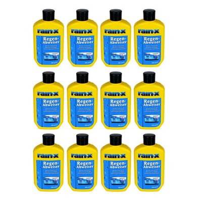 12x 200ml RainX Regenabweiser Rain-X für Glasscheiben und Windschutzscheiben