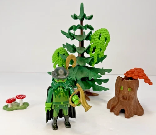 Playmobil 3933 Forest Ghost with Magic Forest Vintage Set 1997 Clean & Complete
