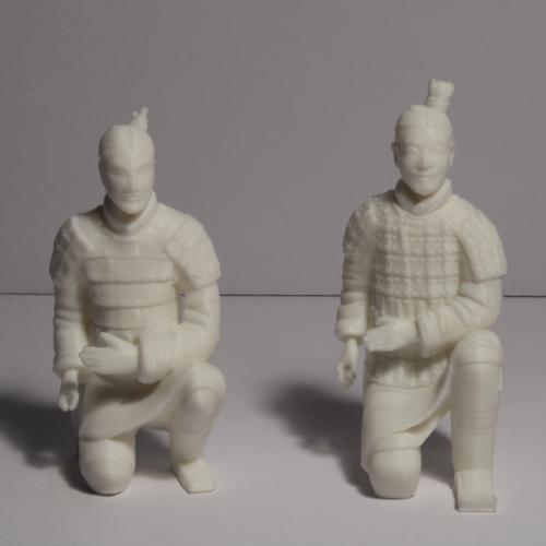 Terracotta Warriors - 3-Piece Miniature Set - 3 and 4 Inches - Picture 4 of 4