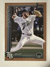 2025 Topps Baseball Update Series Zack Littell #US66 Gold /2025 Tampa Bay Rays