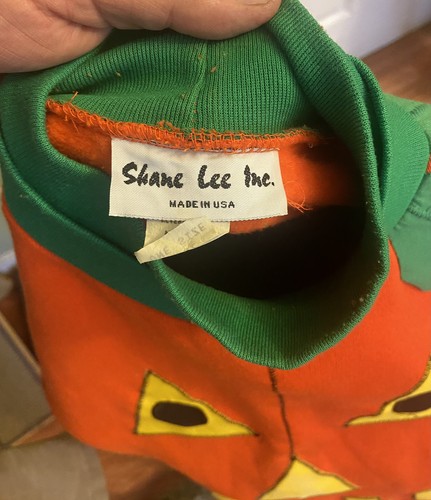 Vintage ca.1980’s HALLOWEEN Jack-O-Lantern UGLY Adult Turtleneck L/XL SHANE LEE - Picture 3 of 9