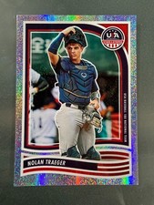 Nolan Traeger 2024 Panini Stars & Stripes USA Baseball #43 Card