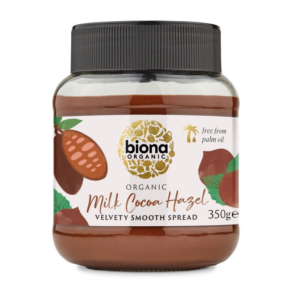 Biona Organic Milk Chocolate Hazelnut Spread 350g Vegan Spread