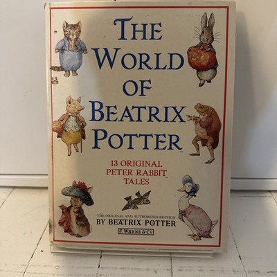 Peter Rabbit Beatrix Potter The World Of Hardback Warne & Co 1993 GAR
