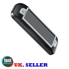 Warning Light Sign Lamp NEW Anti-Theft 12V UK Blue Solar Powered