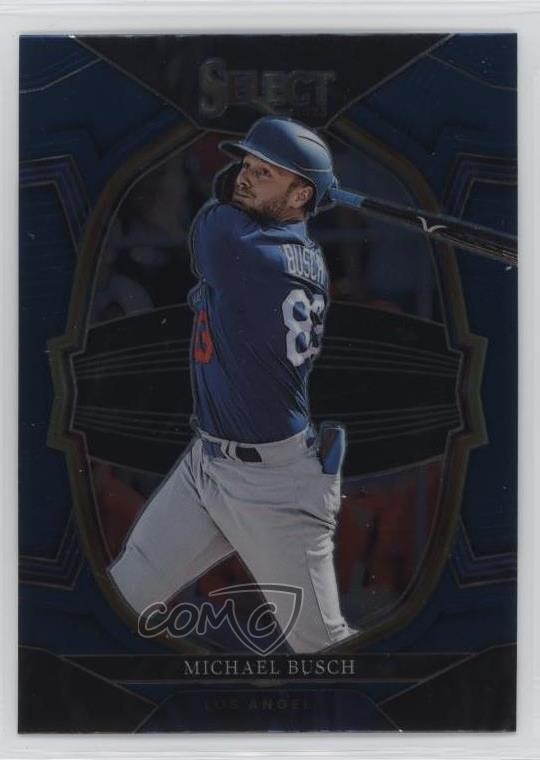 2023 Panini Select Concourse Blue Michael Busch #58 Rookie RC sh7