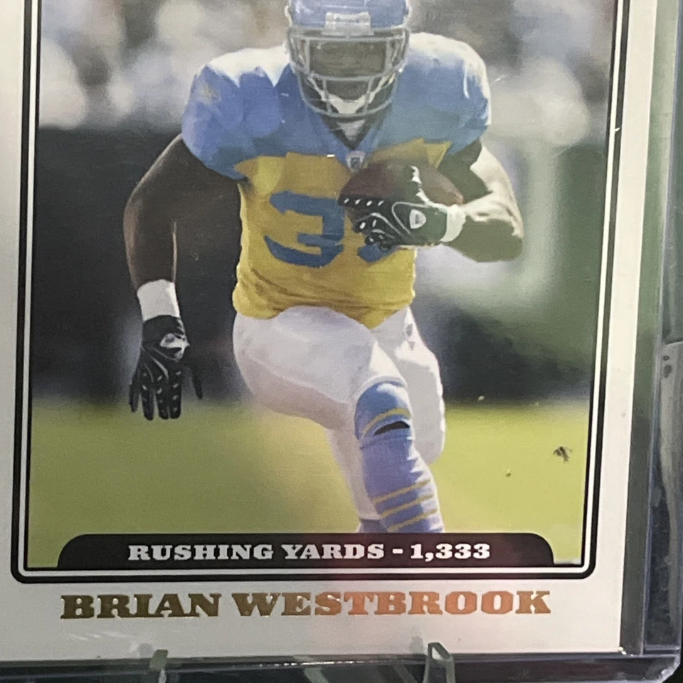 2008 Topps Brian Westbrook #291 Gold Foil SP - Image 3 of 4