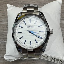 Invicta Celestial Watch Men 42 mm Stainless Steel Silver White Dial Analog