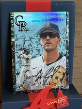 2023 Topps Chrome Platinum Toile Black Refractor Sean Bouchard Rookie /10 