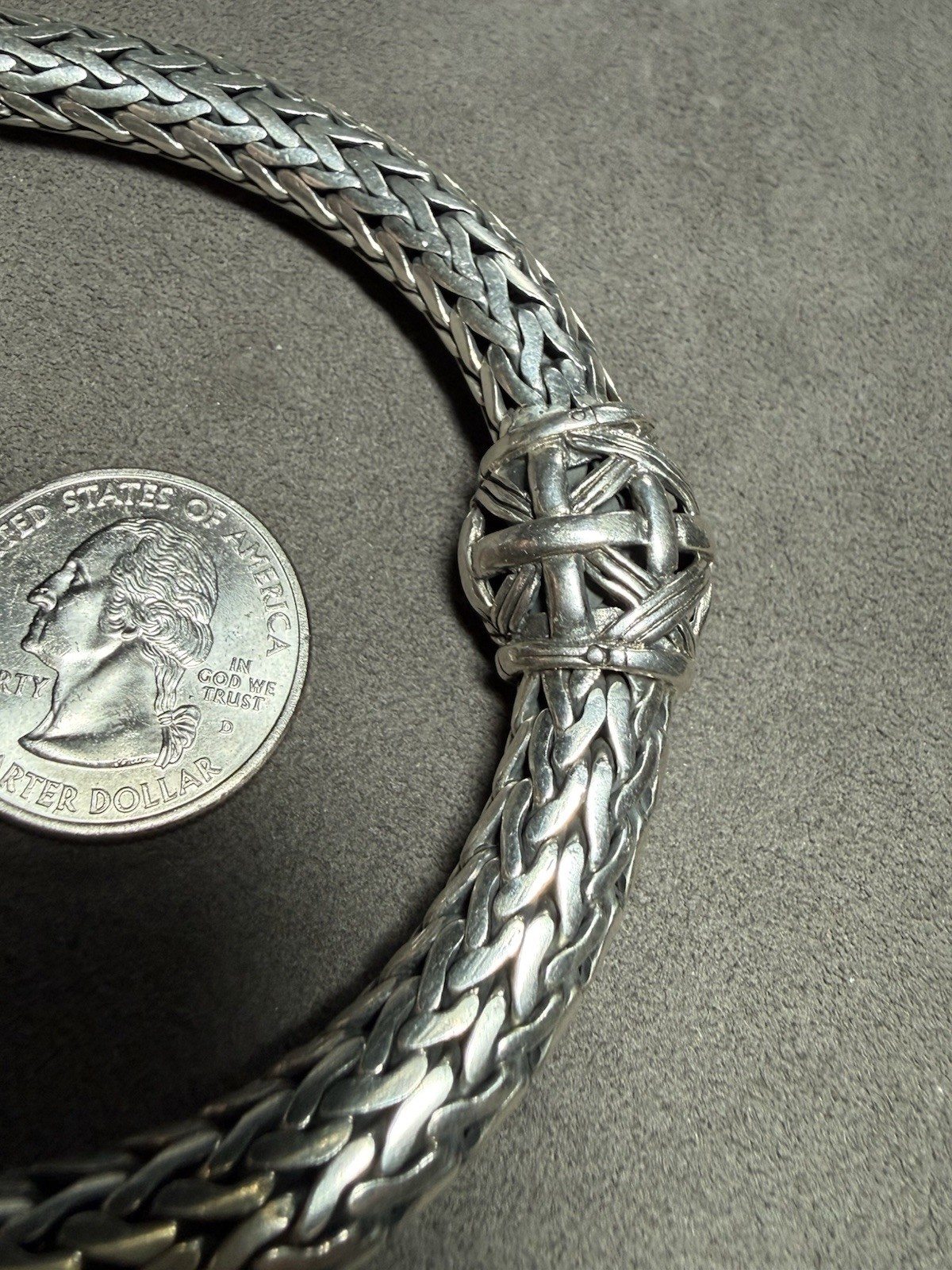 HUGE Sterling Silver Silver Solid Wearable Invest… - image 4