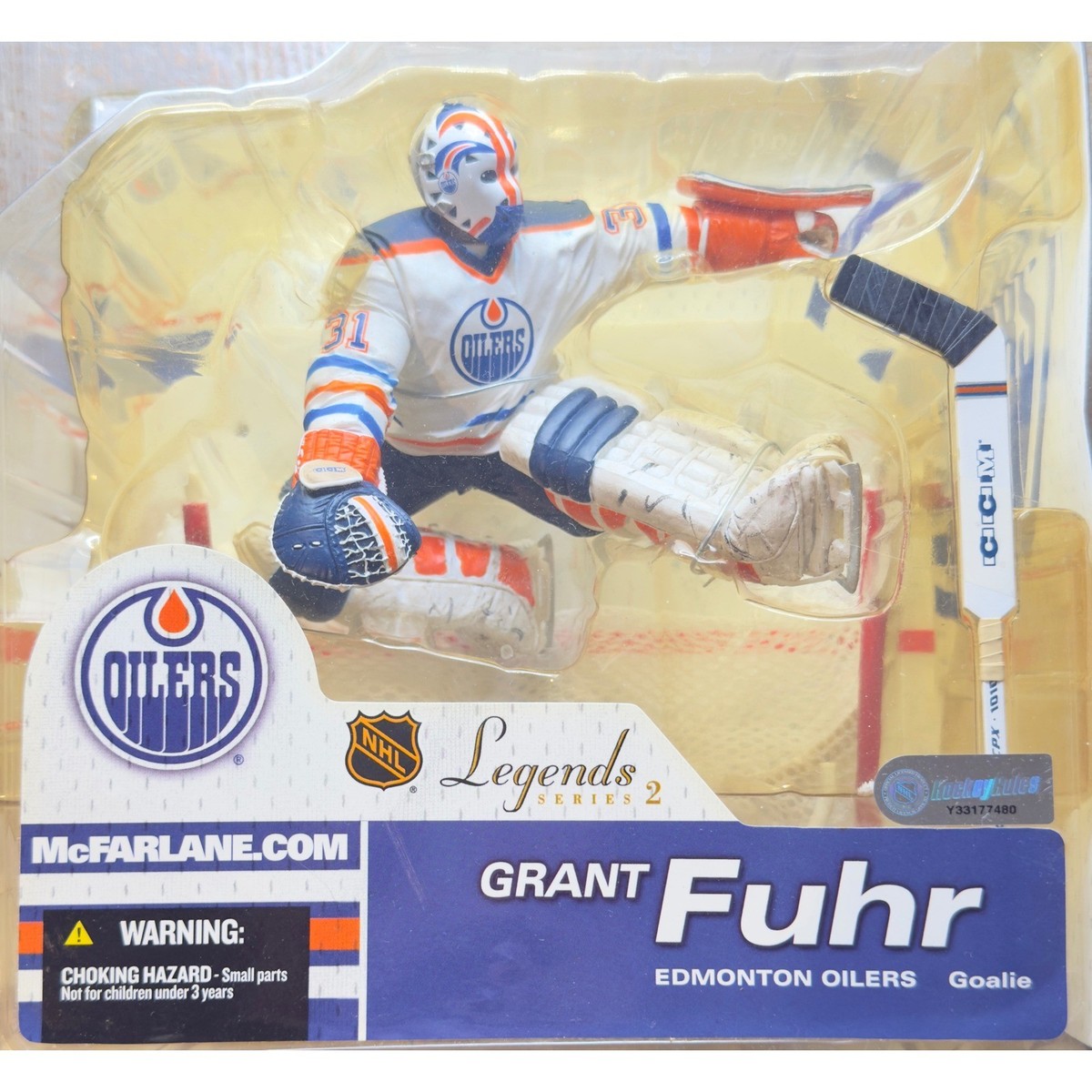 McFarlane NHL Legends Series 2 Grant Fuhr Edmonton Oilers Goalie