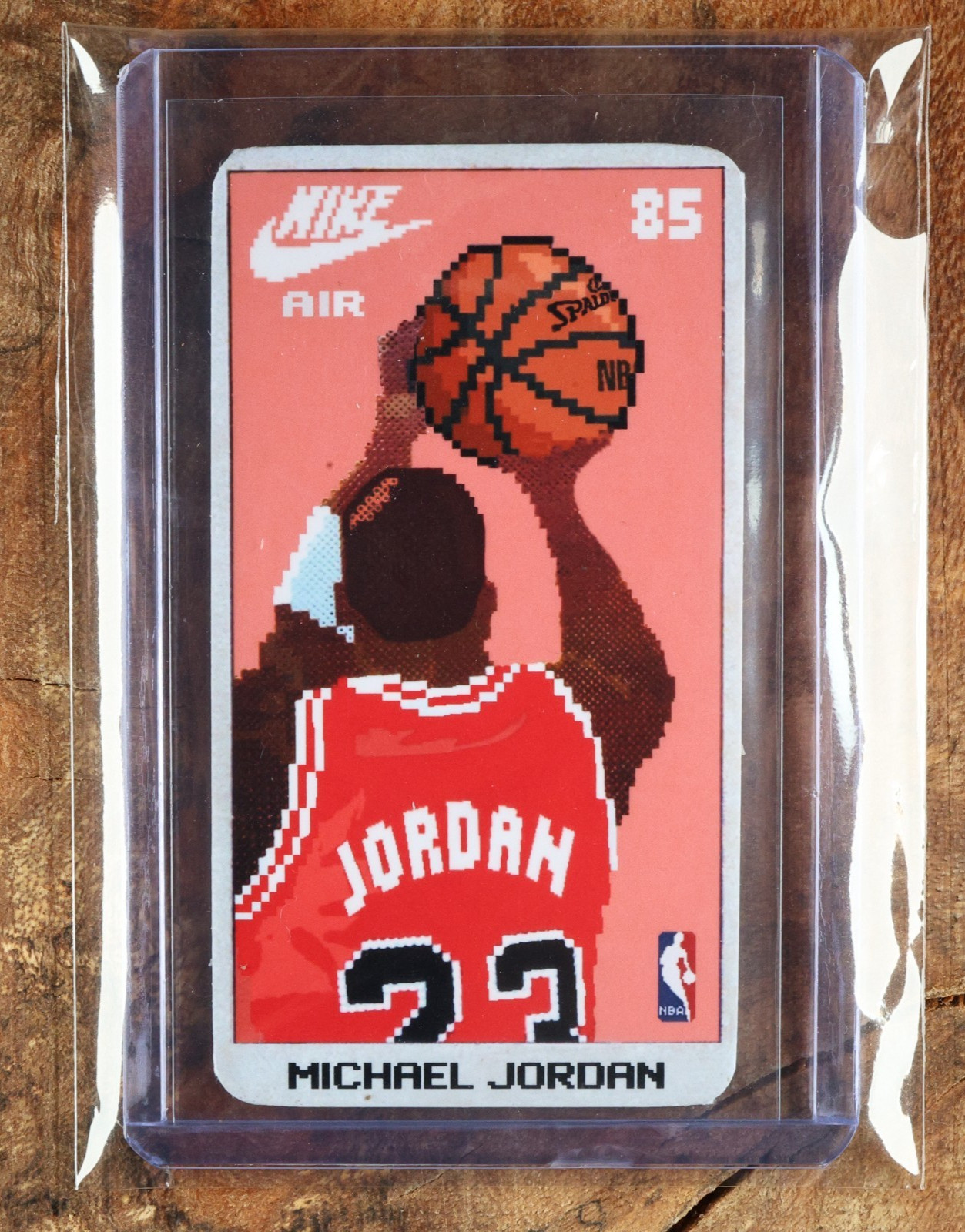 1985 Michael Jordan Rookie RC Chicago Bulls 8-Bit Fadeaway NO 1986 Fleer