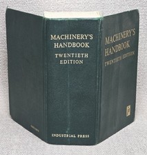 Machinerys Handbook 20th Edition 1976 Oberg Jones Machinist Toolmaker Engineer