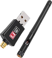USB Wireless Card Portable High Gain Antenna WiFi Dongle with Dual Band 2.4GHz