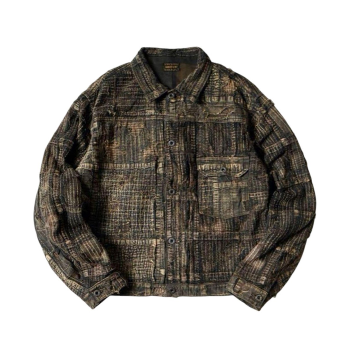 KAPITAL Black Tea Boro Spring 1St Jacket Size 5 #EC ZGA | eBay