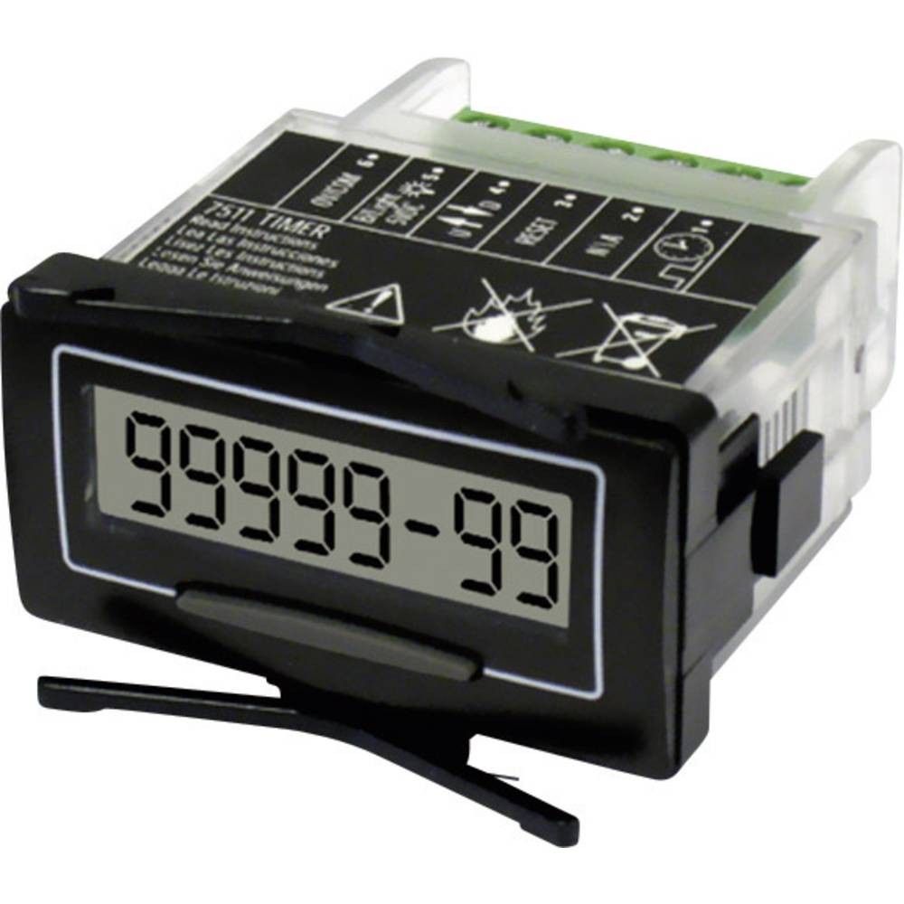 Compteur d'heures Trumeter 7511HV grand affichage LCD étanche IP65