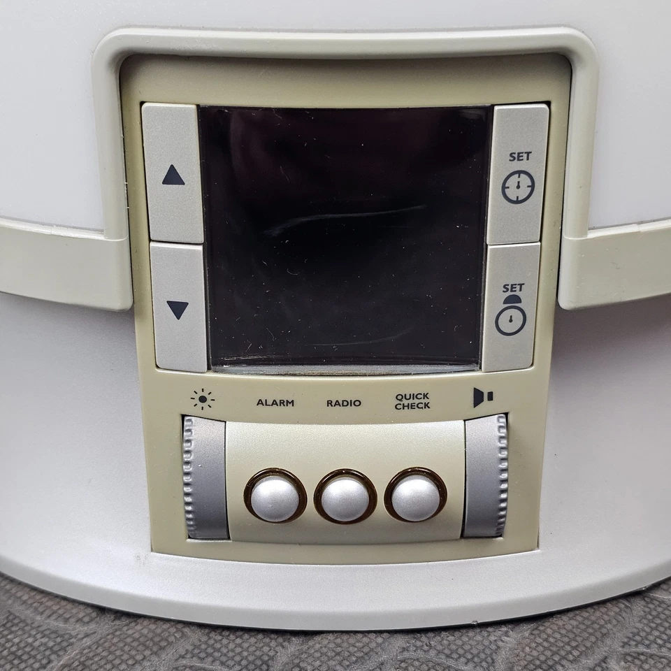 Philips HF3461 Wake Up Light Alarm Clock Sunrise Simulation FM Radio Snooze - Image 2 of 4