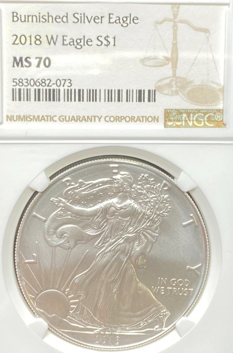 American Eagle MS 70 Graded 2018 Silver Bullion Coins for sale | eBay