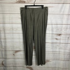 Boss Hugo Boss Women s Tailored Dress Pants Metal Logo Straight Leg Trousers 12
