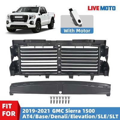 For 2019-2021 GMC Sierra 1500 Front Active Air Grille Shutter W/ Motor 84641100