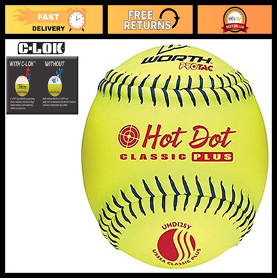 Slowpitch Softballs 12 Count - USSSA Approved, Multiple Options Available