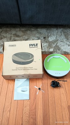 Pure Clean PUCRC15 Pyle Smart Robot Automatic Multi-Surface Vacuum Floor Cleaner
