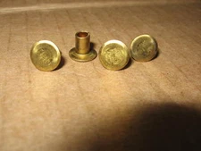 US M1 paratrooper carbine cheek pad rivet set. Marked 7-4.