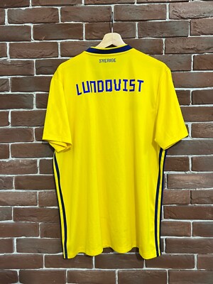 Rare Vintage Adidas Sweden Team xl yellow Jersey Soccer Kit | eBay