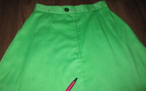 Vintage 80er Pfadfinder Kadett Uniform (3 Stück) grün kariert Größe 11/12 Hemd Rock GSA - Bild 8 von 11