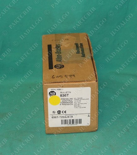 Allen Bradley, 836T-T253JX18, Pressure Control Switch 12-150psi