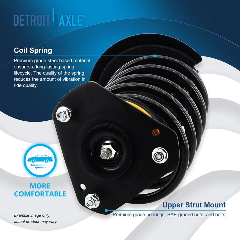 Kit completo de suspensión del brazo de control inferior del puntal delantero de 8 piezas para Pontiac Grand Prix Foto 3 de 4