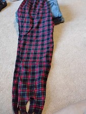 Womens Talbots Red Plaid Size 20 Stirrup Pants