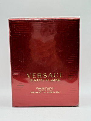 VERSACE EROS FLAME BY VERSACE 200ML EDP SPRAY (NEW WITH BOX & SEALED)