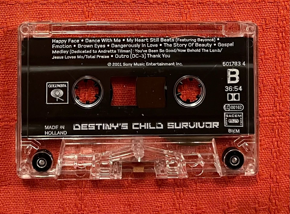 DESTINY'S CHILD - CASSETTE TAPE WITH STICKERS - SURVIVOR - Image 4 of 4