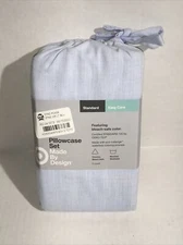 Standard Pillowcase Easy Care Light Blue Made By Design Set Of 2