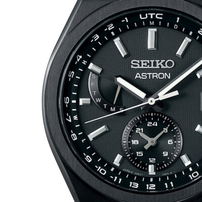 Seiko Astron NEXTER SBXY087 Black Titanium Radio Solar Analog Men