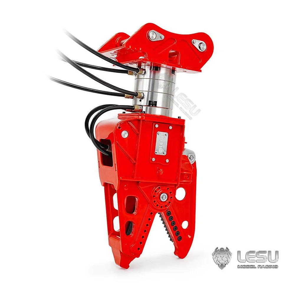 270°Rotation Metal Hydraulic Shear for 1:14 LESU Aoue C374F RC Digger Excavator - Image 3 of 4
